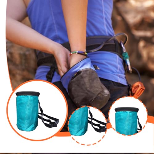 Bolsa de magnesio para escalada anti pérdidas con cierre de cordón 2