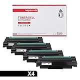 NOPAN-INK - Toner x4-593-10329 (Noir X4) - Compatible pour Dell 2335dn 2355dn Dell 2335dn 2355dn