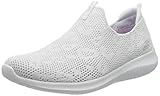 Artikel: 149009 Skechers Damen Ultra Flex\' Sneaker, Weiß (White Knit Mesh/White Trim WSL), 38 EU