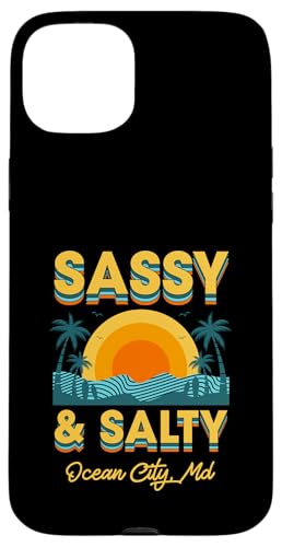 Sassy And Salty Ocean City �����[�����h ���g�� �g���s�J�� �X�}�z�P�[�X iPhone 15 Plus �p