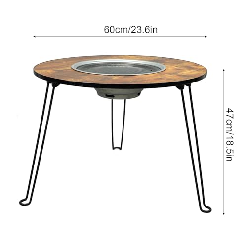 Table de camping portable stable et pliante pour éviter le sol instable - 3