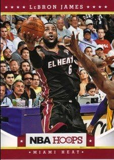 2012-13 Hoops Artist's Proofs #156 LeBron James NBA Basketball Trading Card