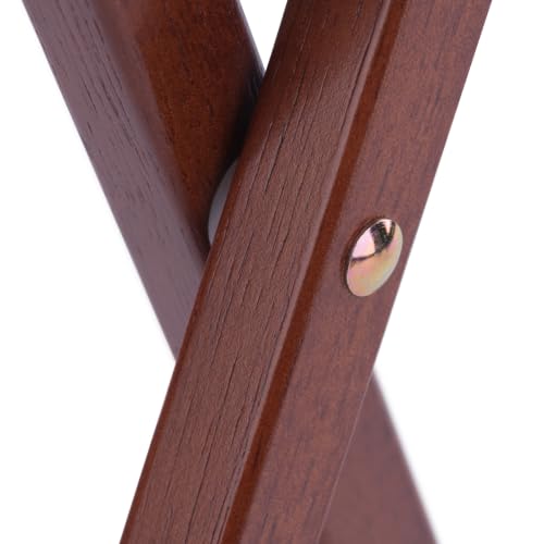 Image of Winsome Alex Set of 2 Foldable Snack Tables, Walnut | Easy to Store Small Portable Fold Up Table Set for Kitchen, Living Room TV Dining, Crafts, Puzzles, Work From Home