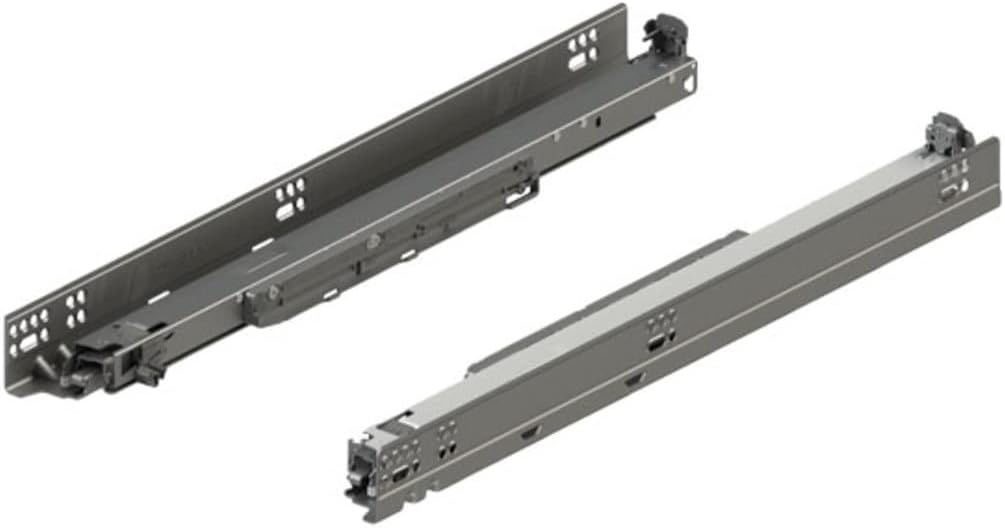763H5330S Movento 21 Inch Full Extension Undermount Concealed Drawer Slides with BluMotion - Zinc-Coated