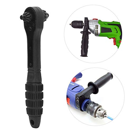 Universal Ratchet Chuck Key, Drill Chuck Ratchet Wrench Double Head Drill Chuck Wrench Use Chuck Drill Chuck Key Wrench Tool for Tightening Loosening