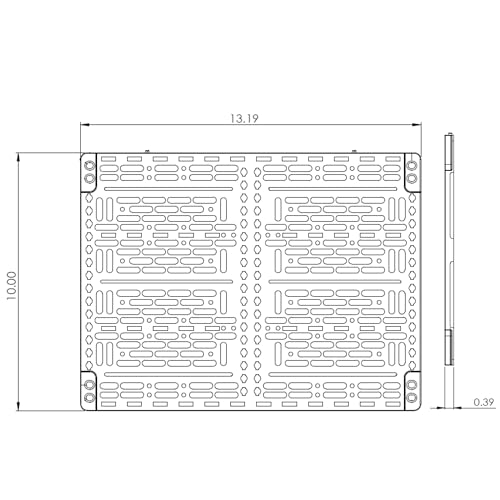 image for On-Q Legrand - OnQ Universal Mounting Plate 10 Inch, Secure Devices in