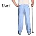 Light Blue Golf Trousers - Mens 'Par 4' Cotton - 30