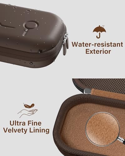 Image of ProCase Stethoscope Case for 3M Littmann Classic III & Cardiology IV -Chocolate | Hard Protective Carrying Bag Fits MDF, ADC, Omron Stethoscopes, Medical Storage Organizer for Nurses & Nursing Students