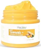 Turmeric Face Cream for Face & Body - All Natural Turmeric Skin Brightening Lotion - Turmeric Cleans