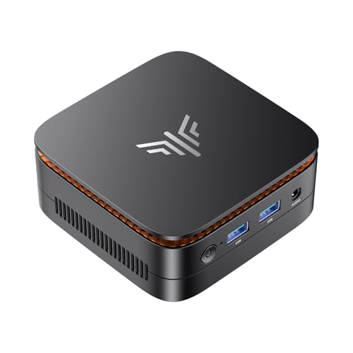 KAMRUI Essenx E1 N97 Mini PC, Dual 4K HDMI, 16GB RAM 256GB SSD, High-Speed Gigabit Ethernet Wi-Fi Bluetooth Ultra Silent 16GB+256GB E1 N97