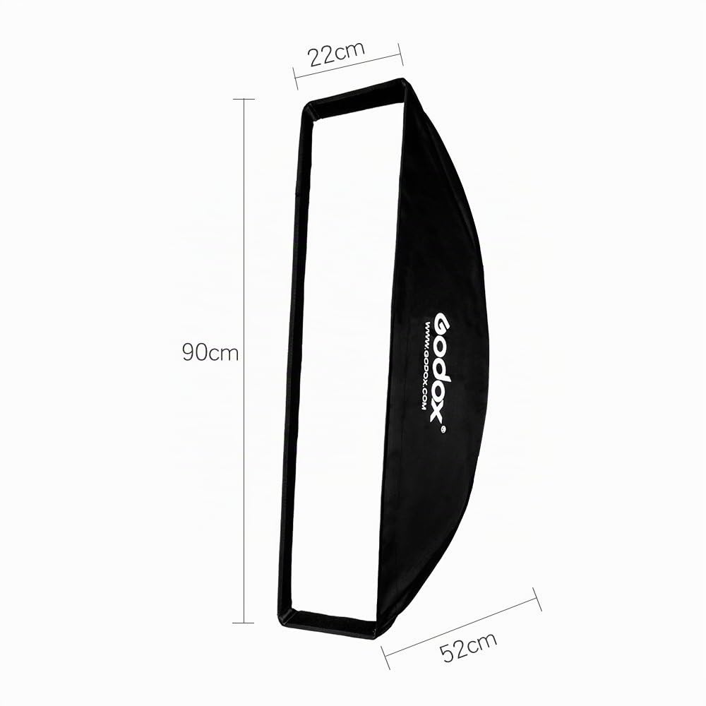 Godox Grid Softbox Strip Softbox Strip Box Beehive Honeycomb Grid Bowens Halterung für Fotostudio (FW22x90)