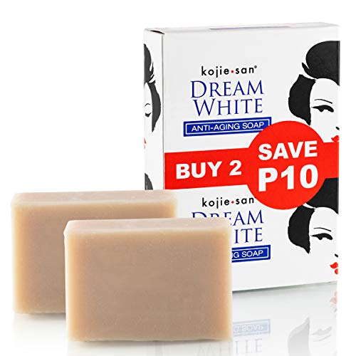 Original Kojie San Dream White Soap  65g, 2 Bars Per Pack - Guaranteed Authentic