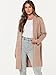 ANRABESS Cardigan Sweater for Women Casual 2025 Fall Fashion Coat Long Sleeve Open Front Knit Coatigan Outwear Light Camel Small