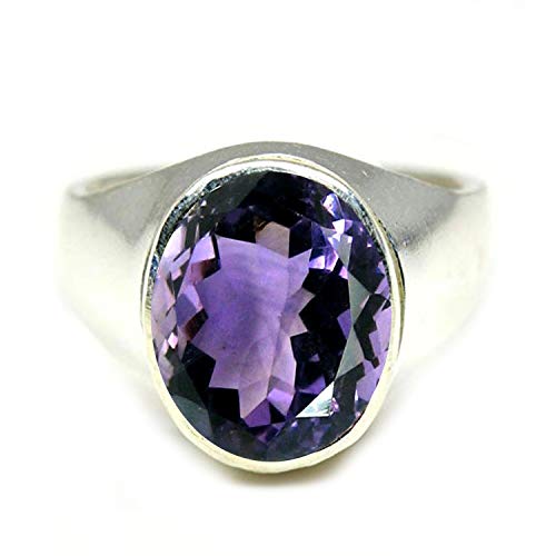Cadeau femme argent ovale violet pour un anniversaire unique