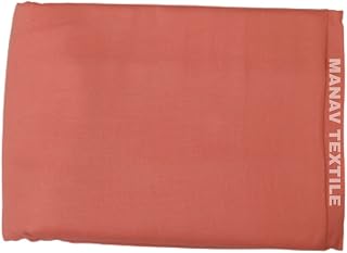 Rayon Challis Fabric - 42" Inches Wide - Lightweight Rayon Fabric - Use for Lounge Wear, Jumpsuits, Pajamas & Skirts (Peach)