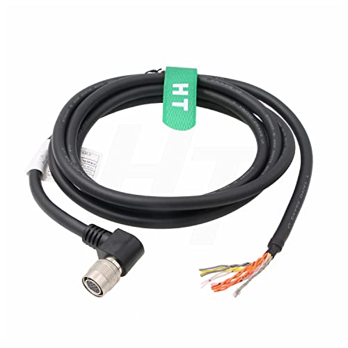 Cable Hirose de 12 pines hembra para control automatizado en líneas de montaje