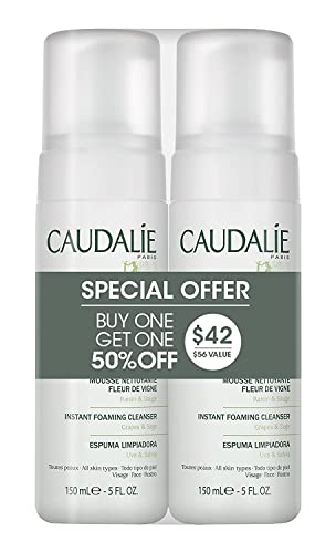 Caudalie Instant Foaming Cleanser 2 x 150ml