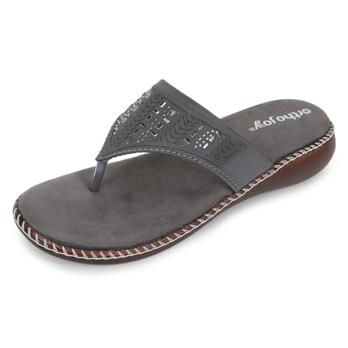 Image of ORTHO JOY doctor Footwear for women|| Fancy Footwear For Women || Orthopedic Women's Fancy Slipper /Sandal For Women