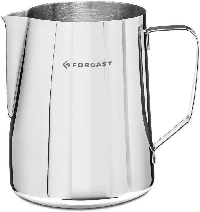 Watchget Milchkrug 250 Ml Aus Edelstahl: Perfekt Für Latte Art & Cappuccino