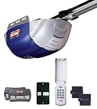 Genie 2042-TKC QuietLift 800 1/2+ HP DC Belt Garage Door Opener with 2 3-Button Remote Wall Console Wireless Keypad and Safe-T-Beams