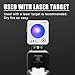 Angeebin Laser Training Cartridge for 45ACP,40S&W,380ACP,9MM Suitable for Dry Fire Training and Boresighting Sight, Red Laser Bullet with Spare Accessories (380acp)