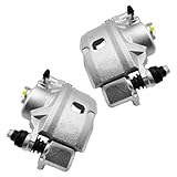Front Brake Caliper with bracket Compatible With Honda Models, 1990-2000 Civic(Not fit EX Model), 1993-1997 Civic del Sol, 1990-1991 CRX, 19-B1380 19-B1379, Front Driver and Passenger, 2 Pcs