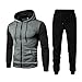 Asija Trainingsanzug Herren Jogginganzug für Männer Langarm Sportanzug Freizeitanzug Set Jogginghose Sweatshirt Casual Hoodie Hose für Gym Fitness Sportbekleidung Trainingsjacke Sportjacke Tracksuit