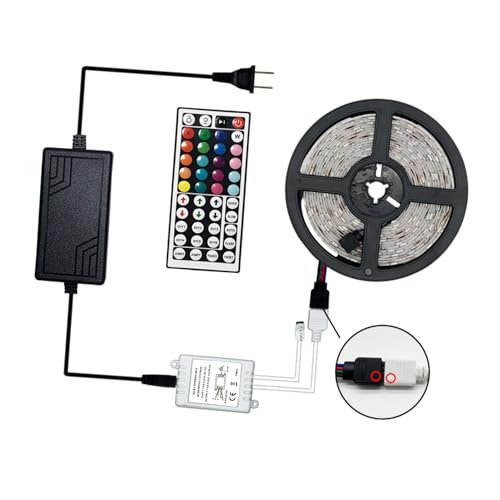 Tira LED RGB Toddmomy 5m 150 LEDs con Control Remoto miniatura 1