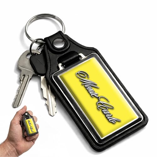Image of Brotherhood Car Key Chain for Monte Carlo - Classic Models Keychain for Men and Women Gift Key Ring