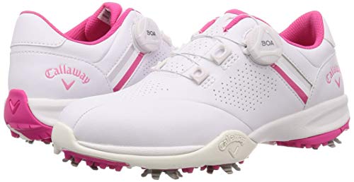 [キャロウェイ フットウェア] レディース ゴルフシューズ 軽量 (BOA システム) [ 247-0996801 / AEROSPORT WM20 ] ゴルフ 靴 034_ホワイト/ピンク 23 cm 7枚目