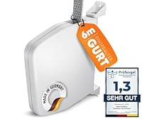 MEISTERBAU - Rolladen Gurtwickler Aufputz 14mm [Made in Germany] - Aufklappbarer Rollladen Aufwickler mit Integriertem 6m Rolladengurt 14mm - 180° schwenkbarer Rolladen-Gurtwickler - Inkl. Aufbauvideo