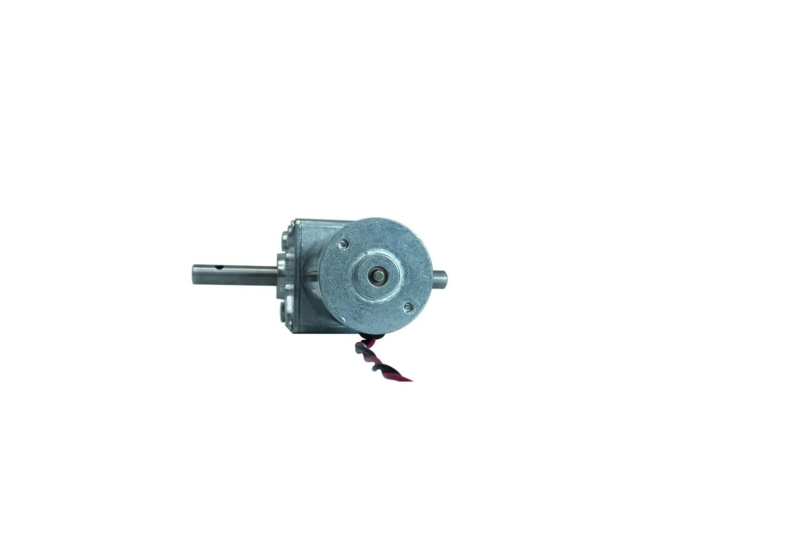Gear Motor 12-V-Doppelwellen-Gleichstrommotor-Schneckengetriebe mit hohem Drehmoment 70 kg. cm 24-Volt-Motor D-Wellen-Schneckenreduzierer umkehrbar(12V 10RPM,Single Gear Motor)