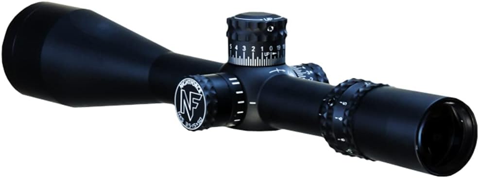Nightforce NXS 3.5-15x50mm F2 Black Riflescope - Second Focal Plane (SFP), Moar Illuminated Reticle, 1/4 MOA, ZeroStop, Adjustable Parallax, Long Range Precision Scope (C429)