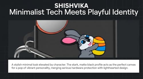 Image of SHISHVIKA Ultra Armor Silicone Case Cover Compatible for CMF by Nothing Buds Pro 2 / Buds 2 Plus /Buds 2 (Rabbit, Cartoon)