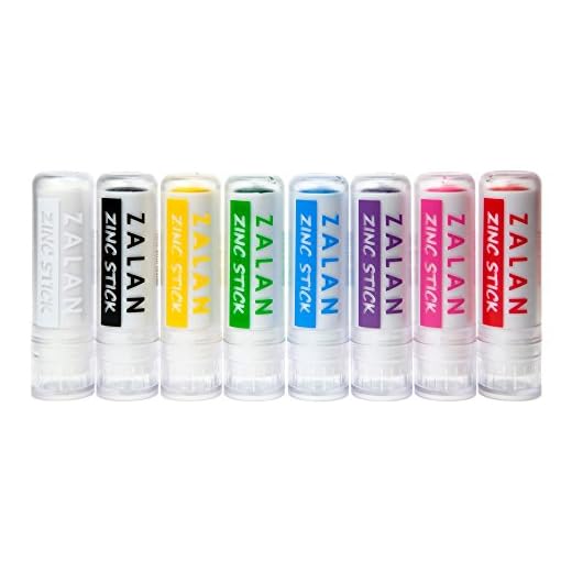 Zalan Colored Zinc Stick Set of 8