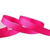 NASTRO GROSGRAIN rosso da 12 mm con cuciture BIANCHE da 12 mm x 10 metri per decorare luoghi di nozze o feste, regali o artigianato