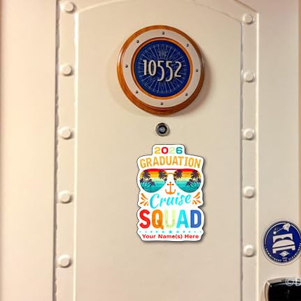 Imán personalizado para graduación de crucero 6 pulgadas miniatura 3
