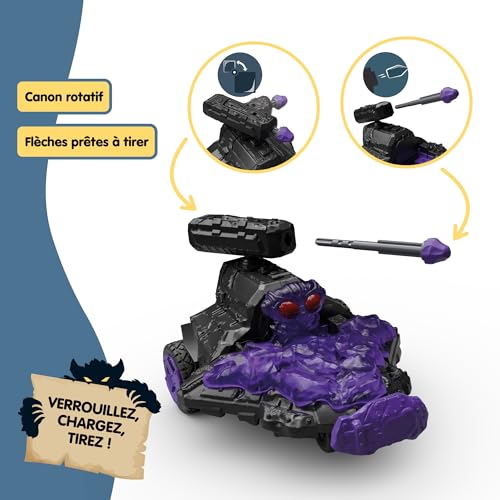 Jet des Ténèbres à rétrofriction Schleich pour combat ELDRADOR - 6