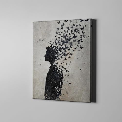 Lienzo de galería Butterflies Transformation con acabado artístico mediano 2