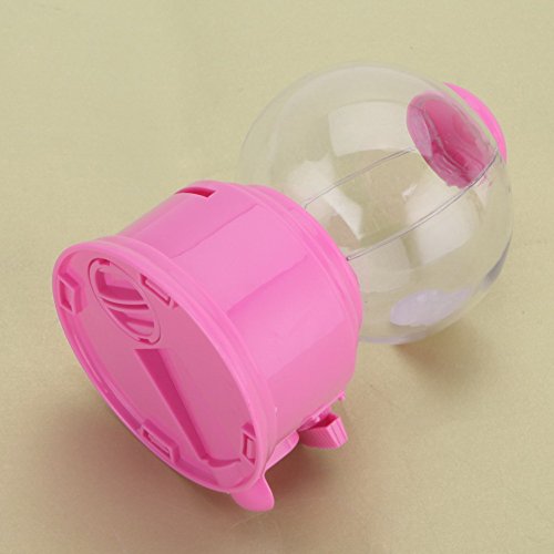 Whitelotous Mini Candy Machine Bubble Gumball Dispenser Coin Bank Kids Toy (Pink) #TOP3