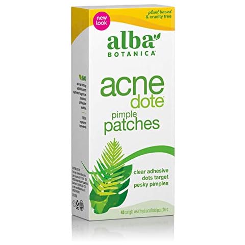 Alba Botanica Acnedote Pimple Patches for Face - Pimple, Spot Patches - Hydrocolloid Skincare Patches - 40 Count Cover