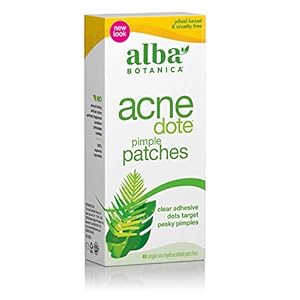 Alba Botanica Acnedote Pimple Patches for Face – Pimple, Spot Patches – Hydrocolloid Skincare Patches – 40 Count