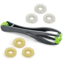 EcoEarth Finger & Hand Massager Set - 1 Dual-Sided Massage Roller, 6 Finger Massage Rings - Deep Tissue Comfort & Acupressure Therapy Tools for Arthritis, Carpal Tunnel, Stress & Pain Relief