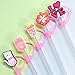 30PCS Cute Pink Girl Cover Cap for Stanley Cup 40oz Cute Tumbler Straw Toppers Bulk Reusable PVC DIY Straws Accessories,fit 0.35-0.4in/10mm Straws Protector Dust-Proof for Party gifts(Valentine)