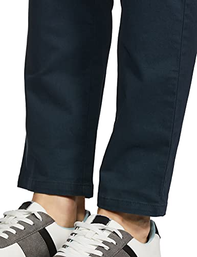 Image of Marks & Spencer Mens Solid Mid Rise Slim Fit Chinos