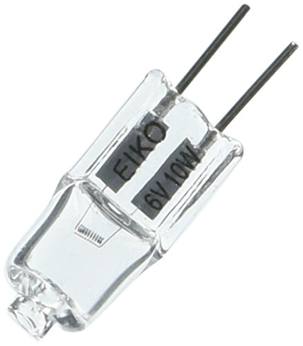 Eiko JCD6V10WH20 10W 6V T2-3/4 G4 Base,