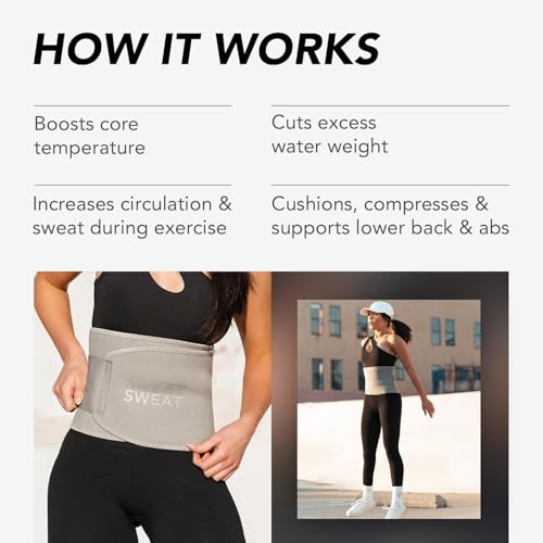 image for Sports Research Sweet Sweat Waist Trimmer Premium Sweat Enhancing Fitn
