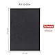 10 Blatt Schwarz Glitzerpapier zum Basteln, A4 Selbstklebende Glitzer Papier, Glitzerndes Bastelpapier, Glitterpapier Glitterkarton für DIY Handwerk, Grußkarten, Scrapbooking (21 x 29.7 cm, Schwarz)