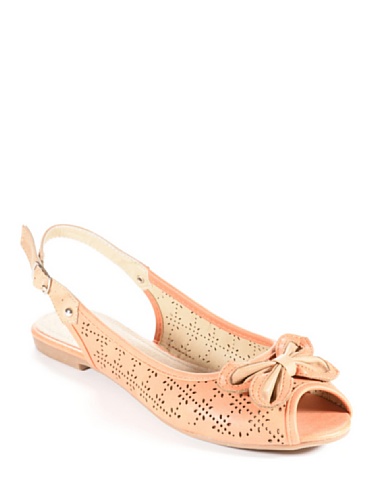 Enza Nucci Ballerine Spuntate Arancione/Beige Eu 38