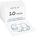 10 Packs of Small Whiteboards, Double-Sided Dry-Erase Blank Boards (Writable & Erasable) for Office, Home, Classroom, Math & Drawing (12” x 8”)